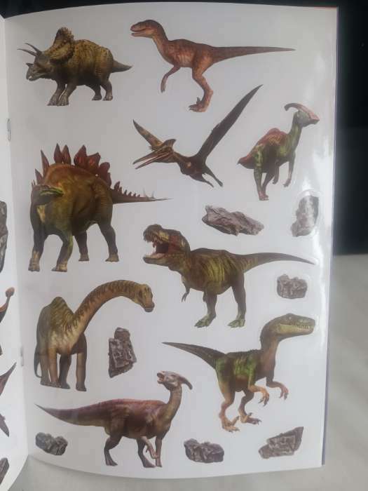 Фотография покупателя товара Наклейки многоразовые «Настоящие динозавры» - Фото 3