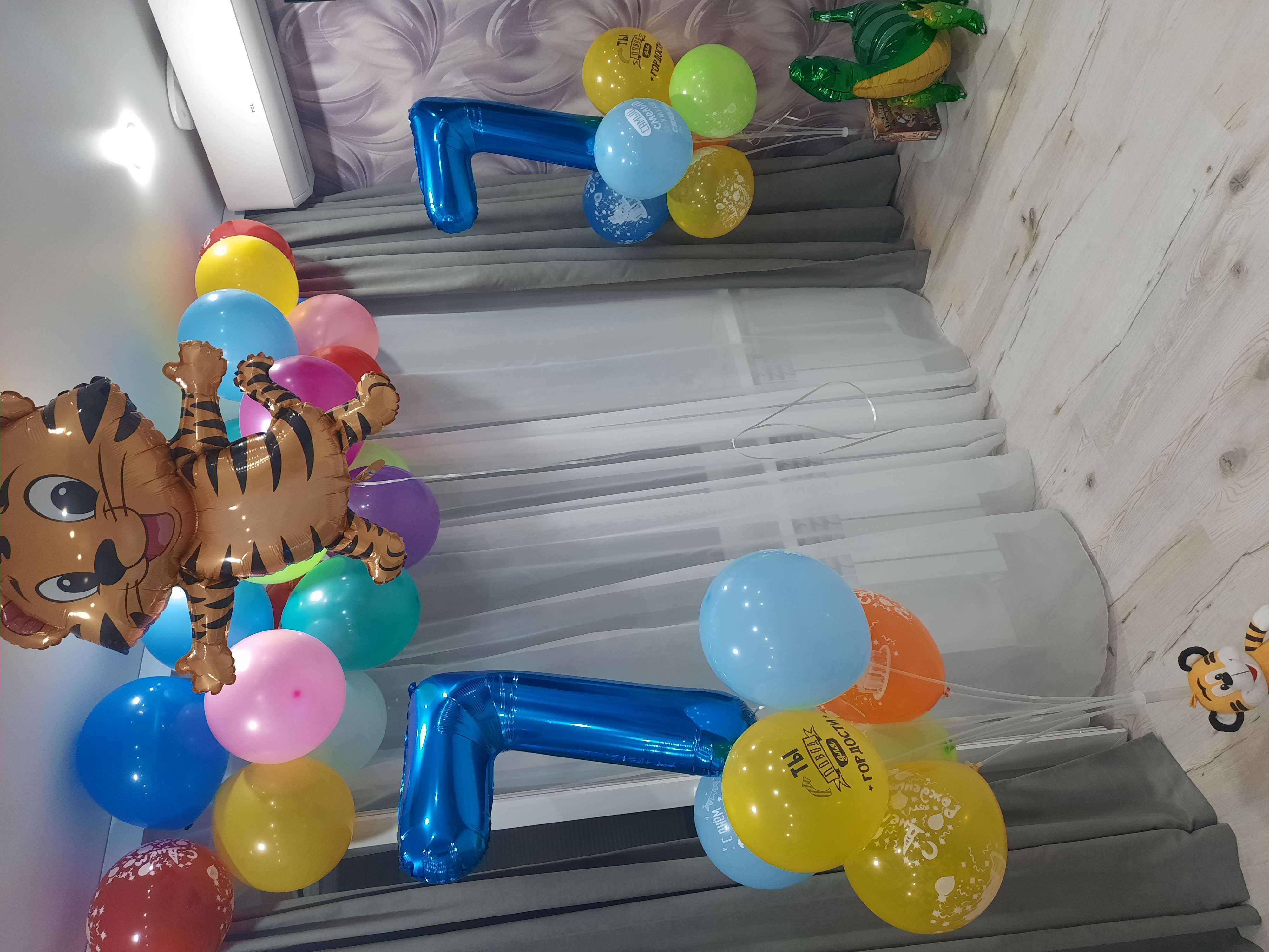 Фотография покупателя товара Стойка для воздушных шаров с подставкой под воду/песок на 7 шаров, высота 160 см - Фото 20