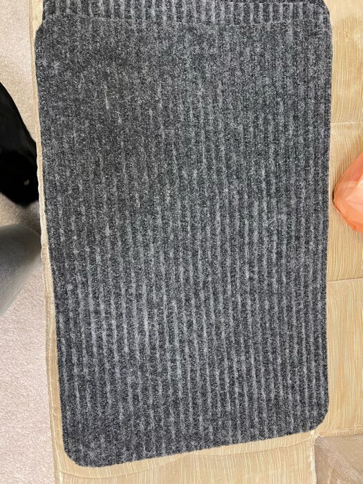 Фотография покупателя товара Коврик влаговпитывающий Latt High, 40×60 см, латексная пропитка, цвет серый