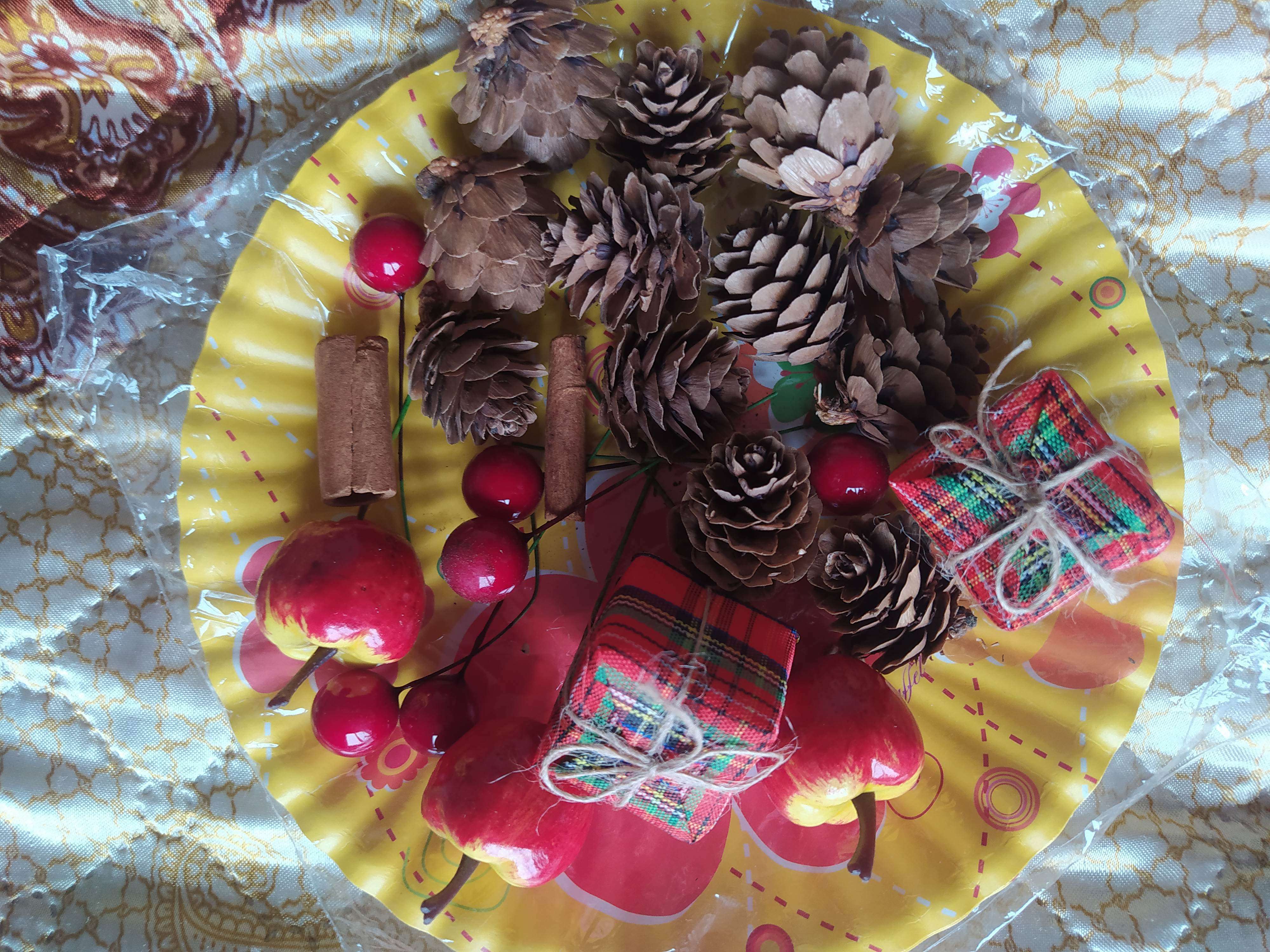 Фотография покупателя товара Набор новогоднего декора "Лесные подарочки" - Фото 3
