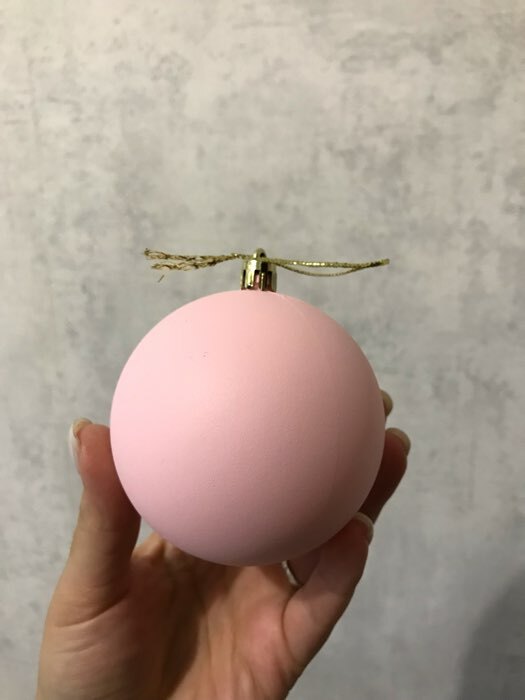 Фотография покупателя товара УЦЕНКА Набор шаров пластик d-8 см, 2 шт "Матовый" розовый - Фото 12