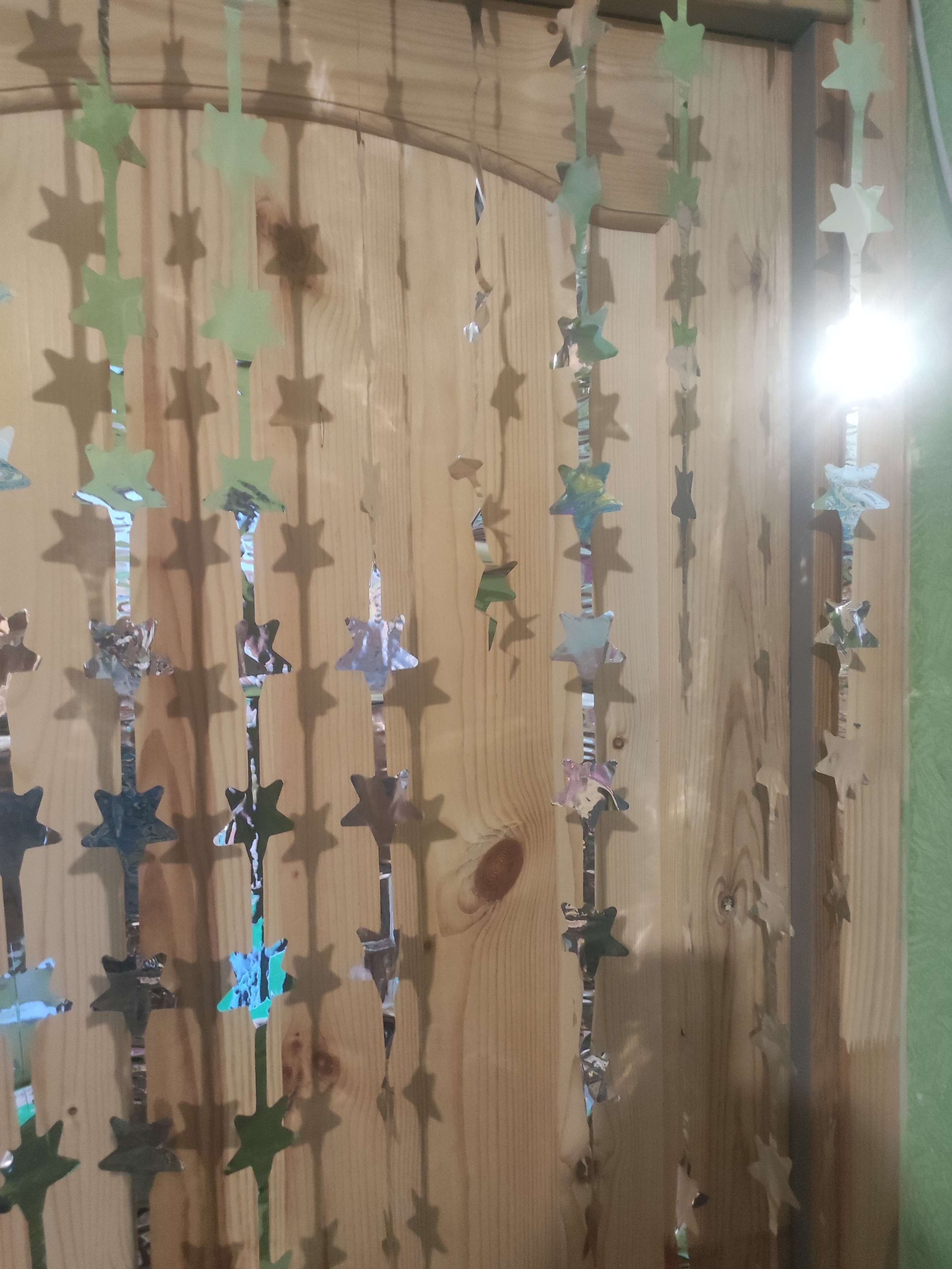 Фотография покупателя товара Дождик "Праздник" звёздочки, 100х200 см, микс