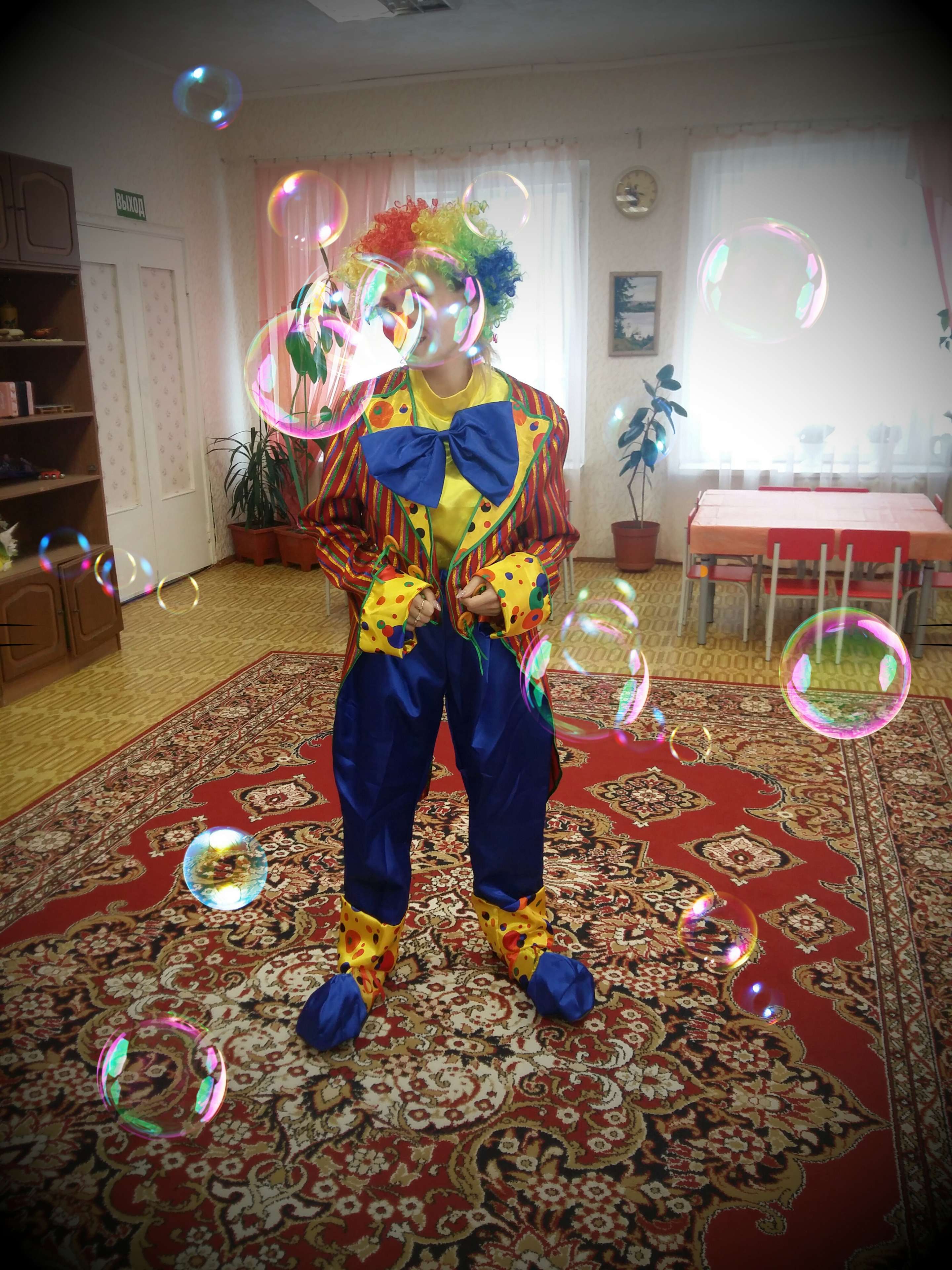 Фотография покупателя товара Карнавальный костюм «Клоун Кеша», размер 50, рост 176 см - Фото 1