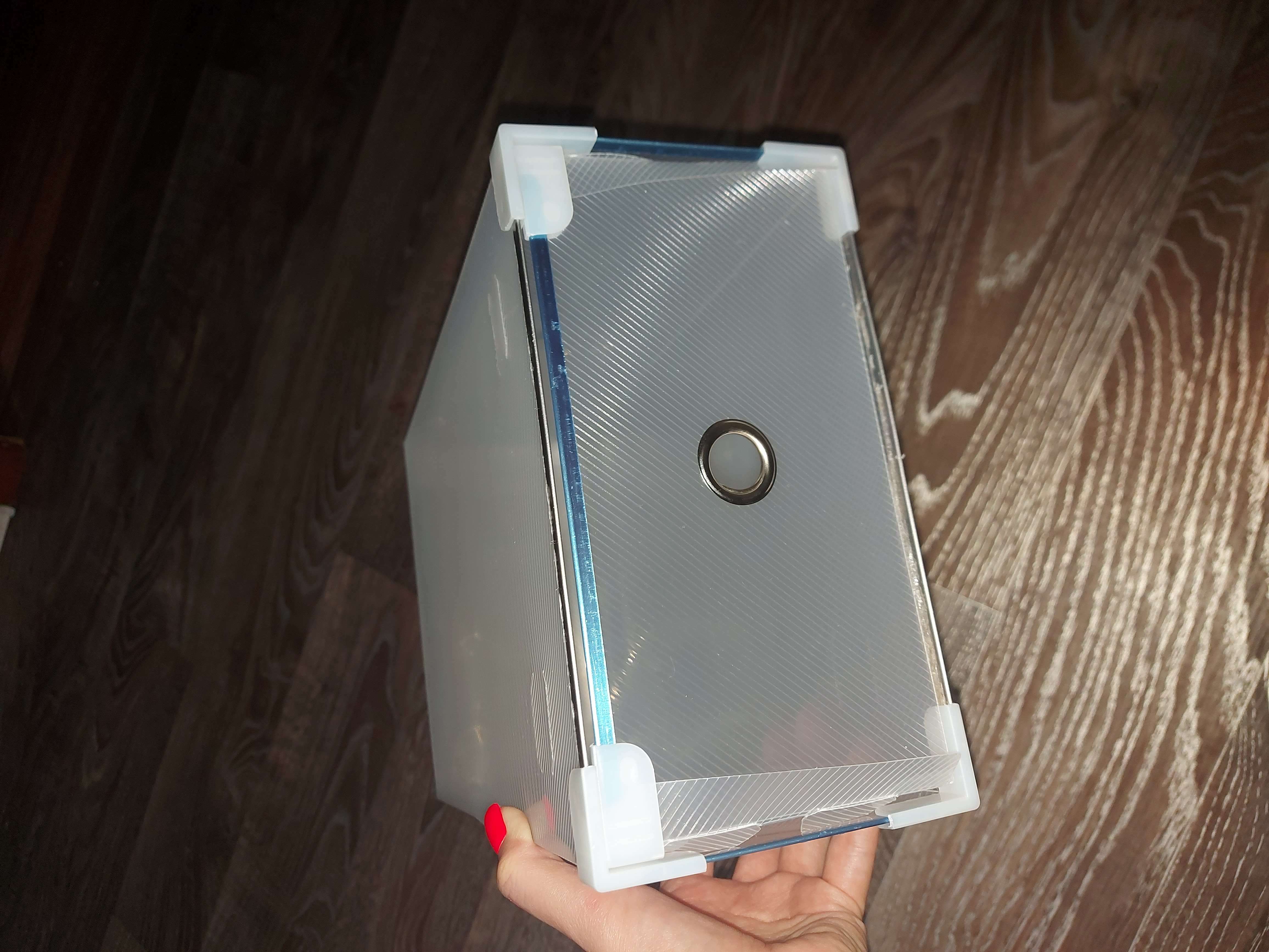 Фотография покупателя товара Короб для хранения выдвижной «Моно», 34×22×13 см, цвет белый - Фото 1