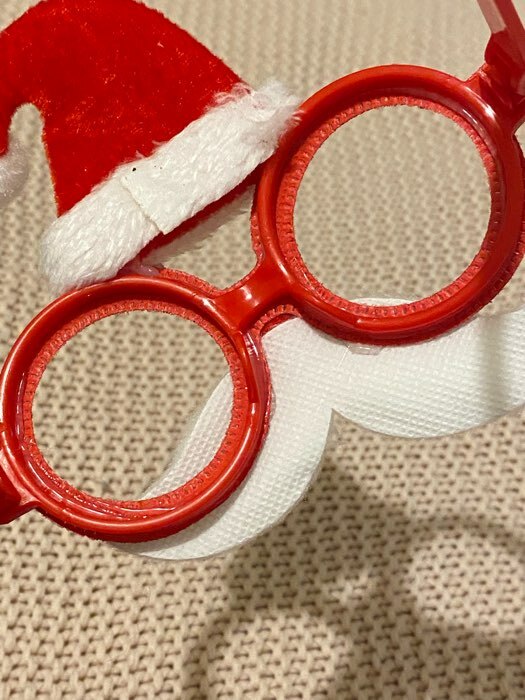Фотография покупателя товара Карнавальные очки «Дед Мороз» - Фото 2