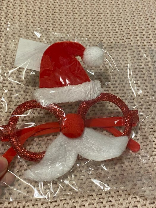 Фотография покупателя товара Карнавальные очки «Дед Мороз» - Фото 1