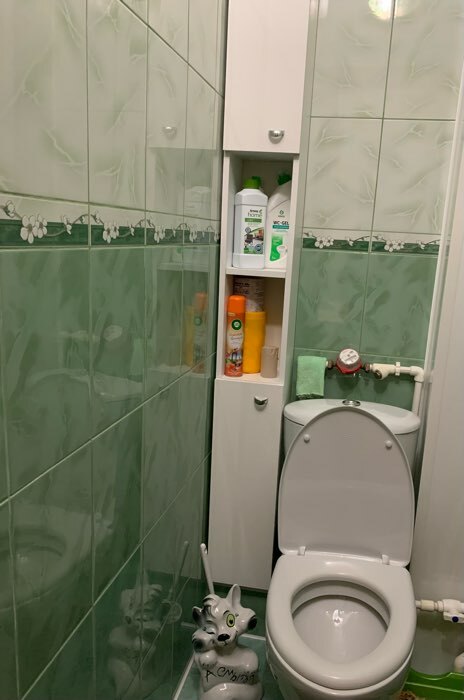 Фотография покупателя товара Пенал для ванной комнаты узкий "Вега 16" белый, 200 см х 20 см х 20 см - Фото 12
