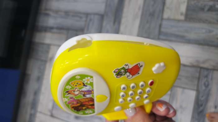 Фотография покупателя товара Музыкальный телефончик «Любимые сказки», русская озвучка, цвет жёлтый