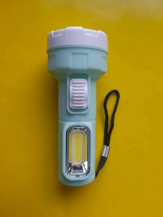 Фотография покупателя товара Фонарь ручной, 1 Вт LED, боковой 5 Вт COB, 2 режима, 1 AA, 10.4 х 4.3 см - Фото 12
