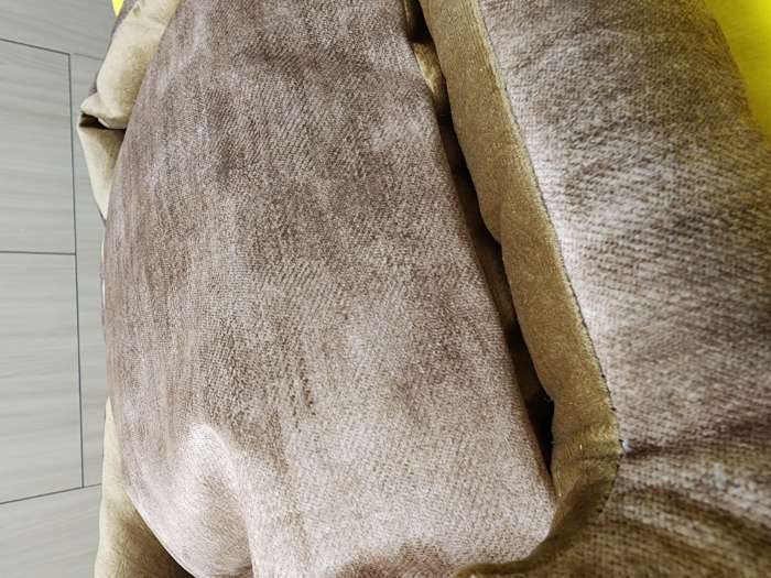 Фотография покупателя товара Лежанка-диван с двусторонней подушкой, 45 х 35 х 11 см, микс цветов - Фото 6