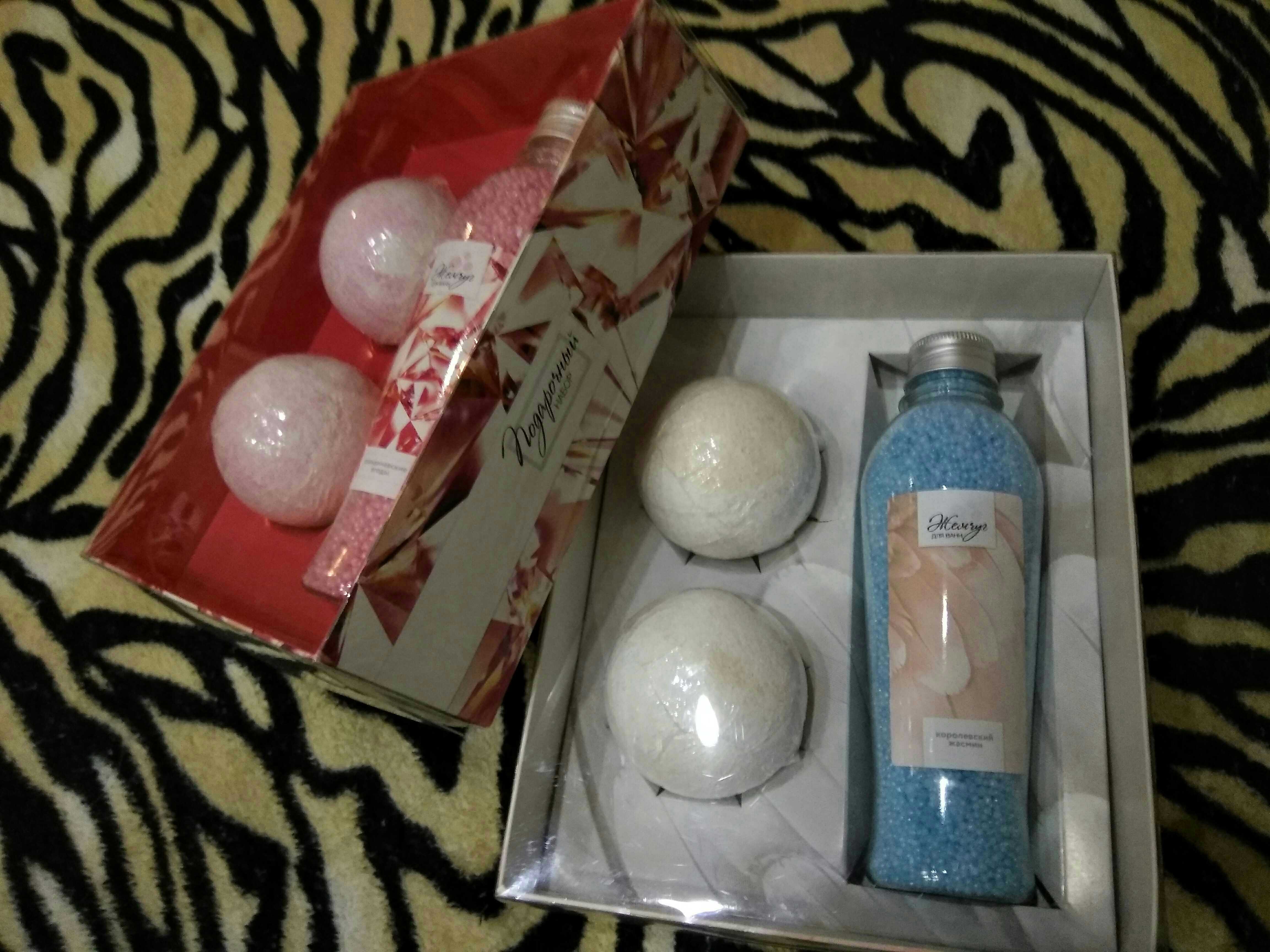 Фотография покупателя товара Подарочный набор "Сама нежность": жемчужины, 2 бурлящих шара - Фото 1