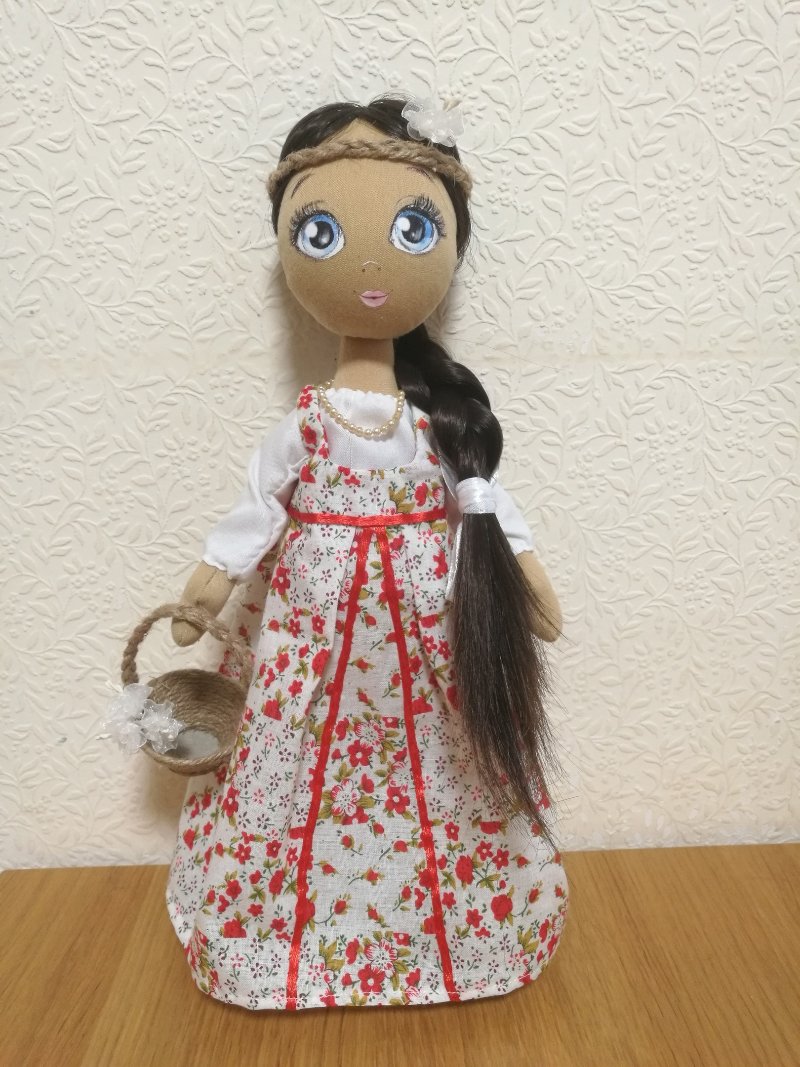 Фотография покупателя товара Набор для шитья. Интерьерная кукла «Василина», 30 см - Фото 13