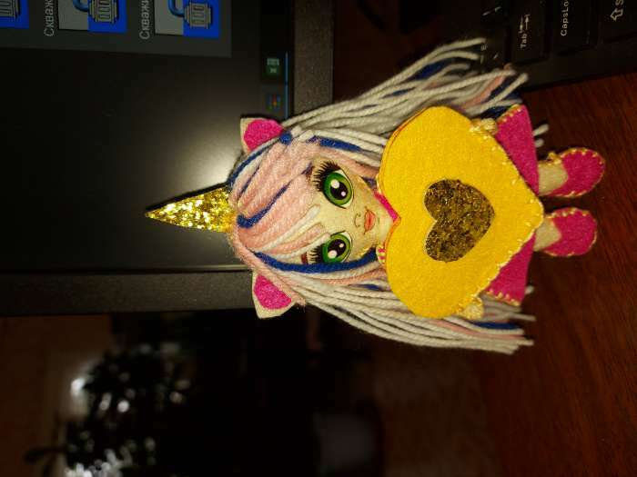 Фотография покупателя товара Набор для создания куклы из фетра «Модница»
