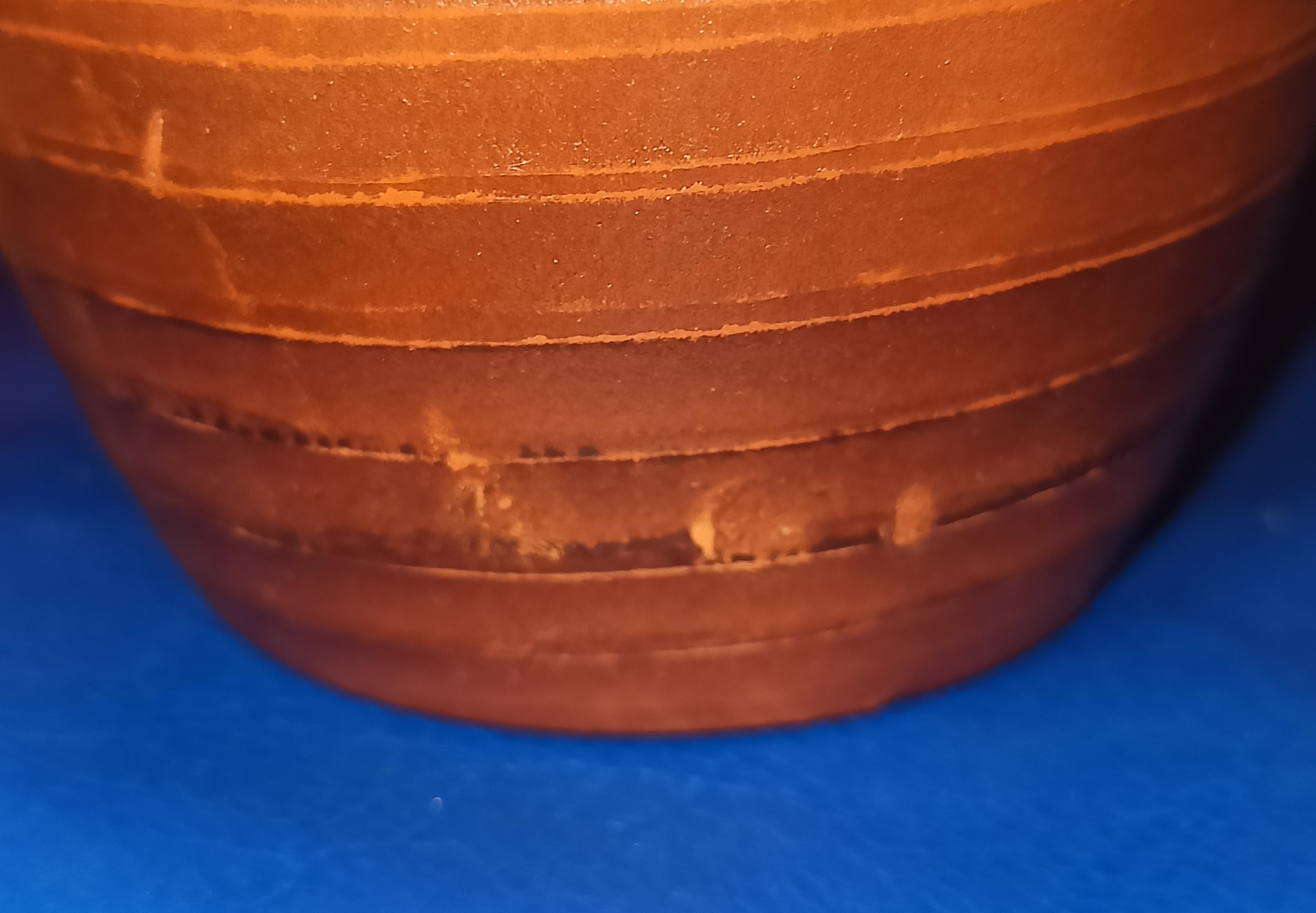 Фотография покупателя товара Кружка "Катан", вальцованая, красная глина, 0.35 л - Фото 4