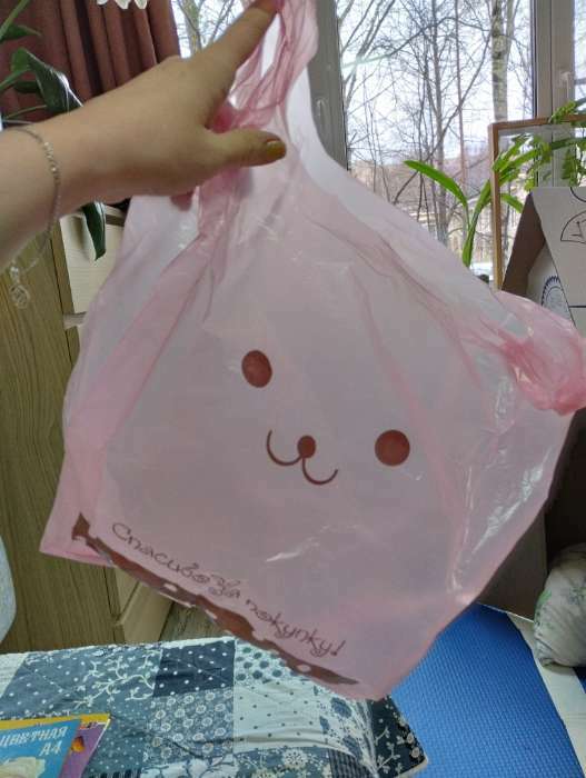 Фотография покупателя товара Пакет майка, полиэтиленовый "Зайчиха", розовый 26 х 48 см, 9 мкм - Фото 11