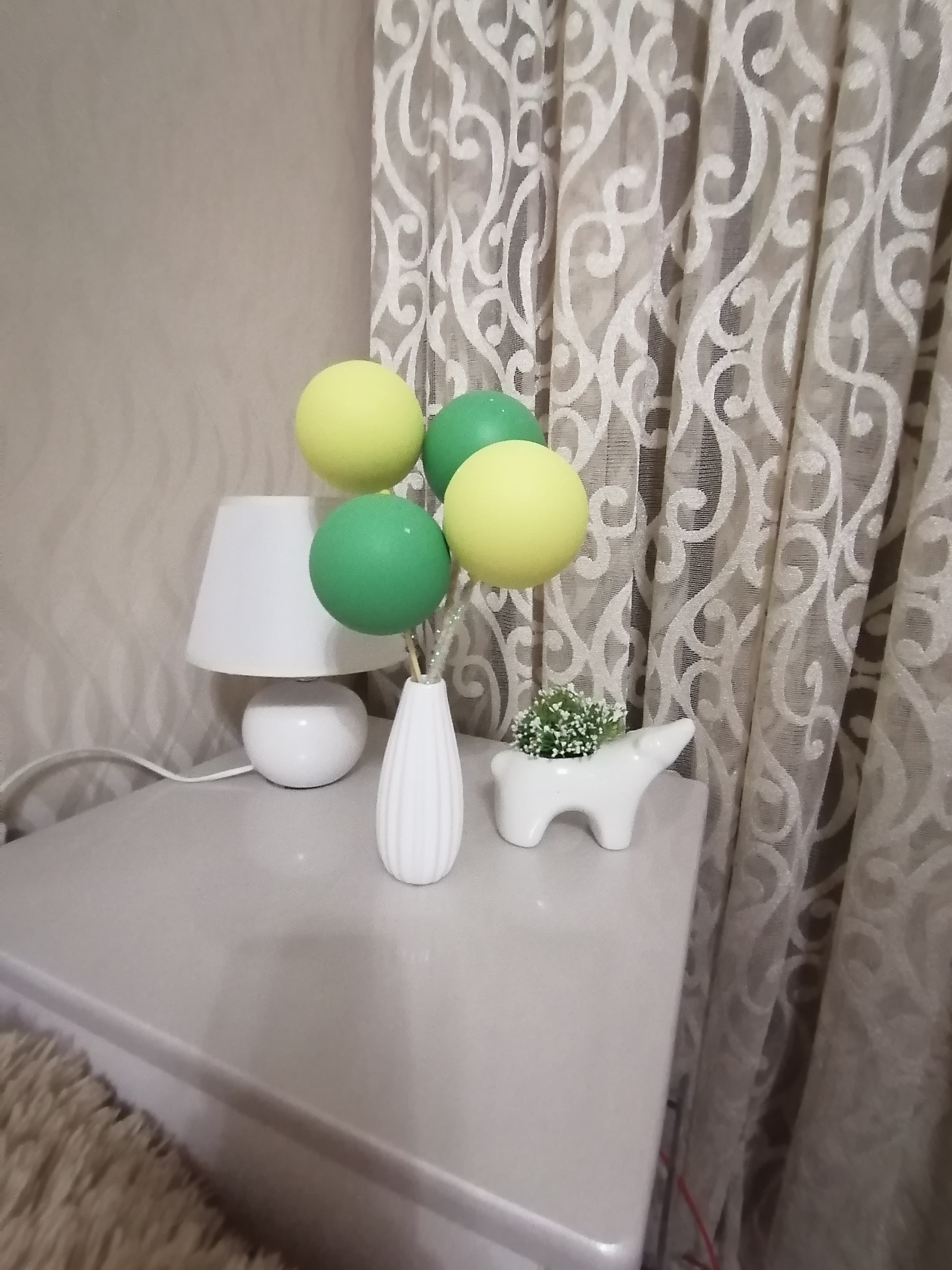 Фотография покупателя товара Набор шаров пластик d-8 см, 2 шт "Матовый" зелёный - Фото 11