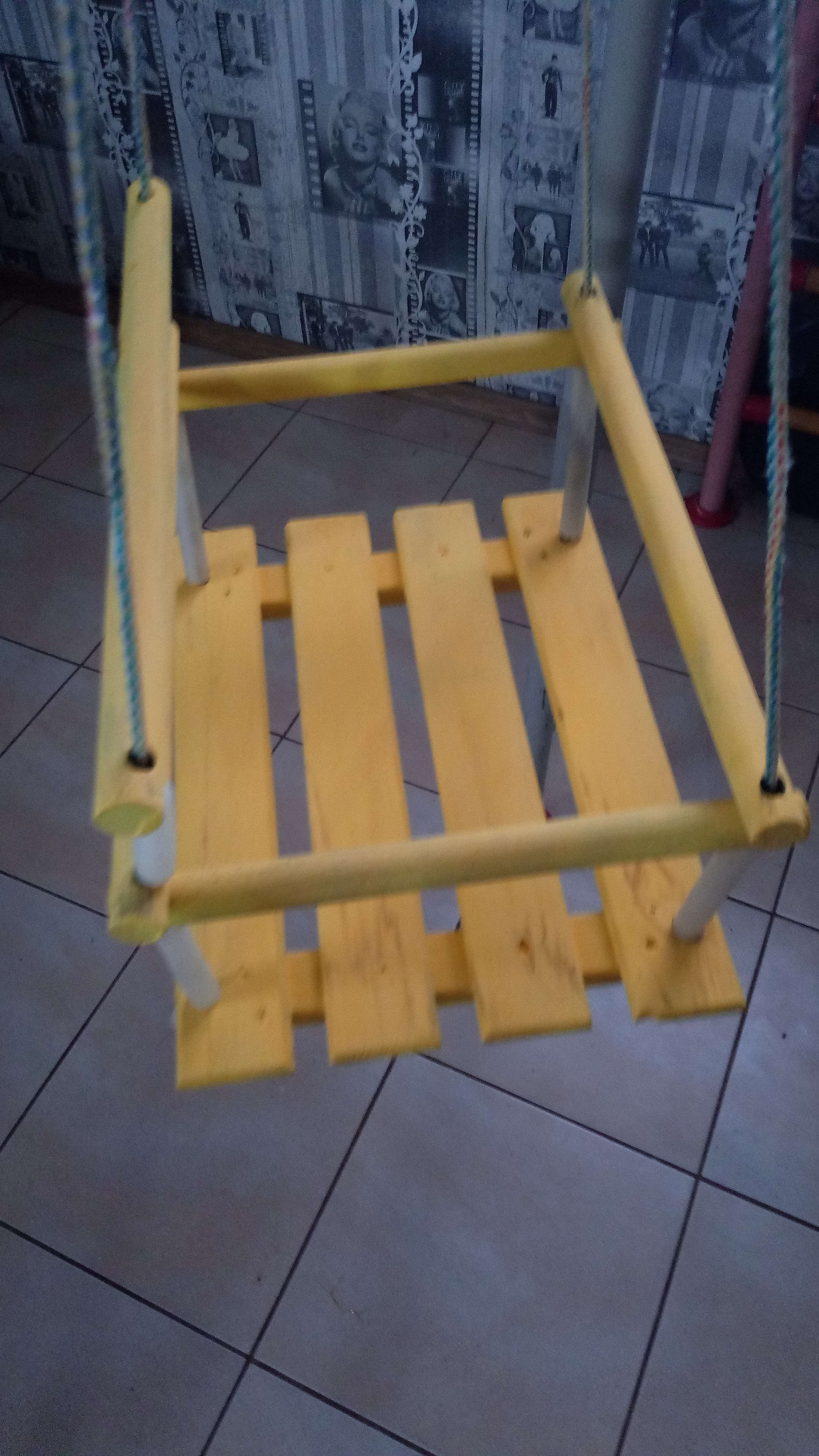 Фотография покупателя товара Подвесное кресло деревянное, сиденье 30×40см - Фото 5