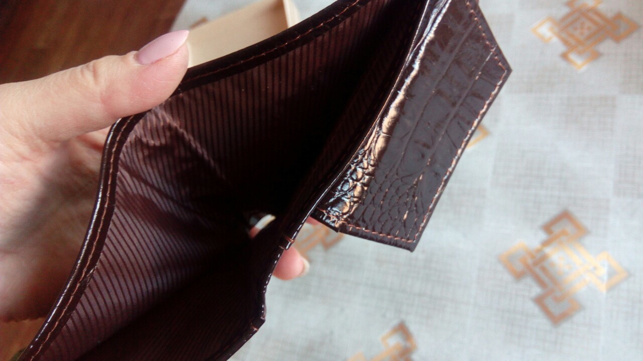 Фотография покупателя товара Портмоне мужское Textura, отдел для карт и монет, цвет коричневый кайман - Фото 1