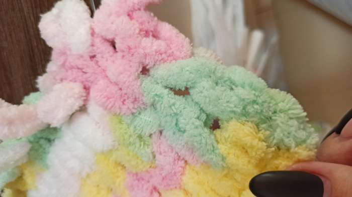 Фотография покупателя товара Пряжа "Puffy color" 100 % микрополиэстер 9м/100г  (5862 разноцветный) - Фото 19