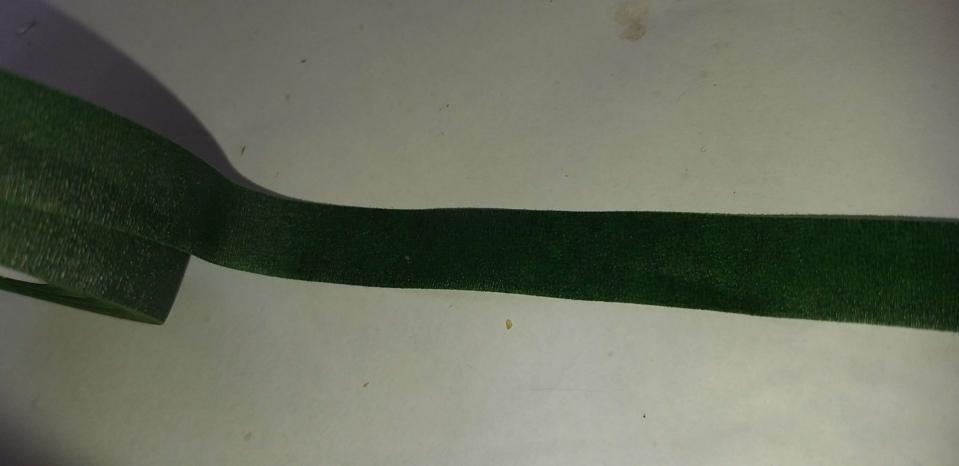 Фотография покупателя товара Тейп-лента "Тёмно-зелёная" намотка 27,3 метра ширина 1,2 см