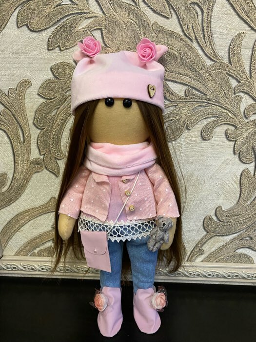 Фотография покупателя товара Набор для шитья. Интерьерная кукла «Нэтти», 30 см - Фото 2