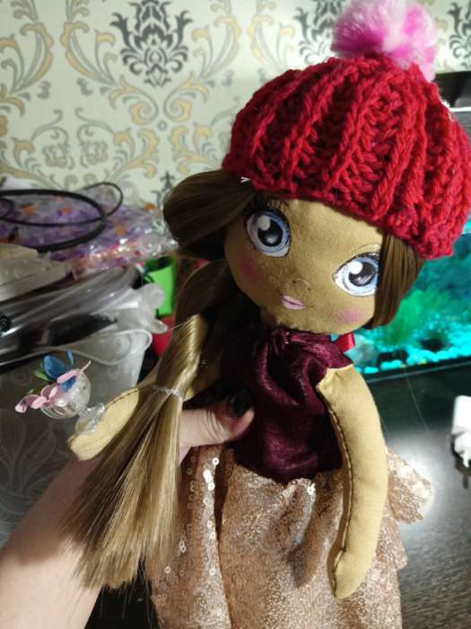 Фотография покупателя товара Набор для шитья. Интерьерная кукла «Лорен», 30 см - Фото 5