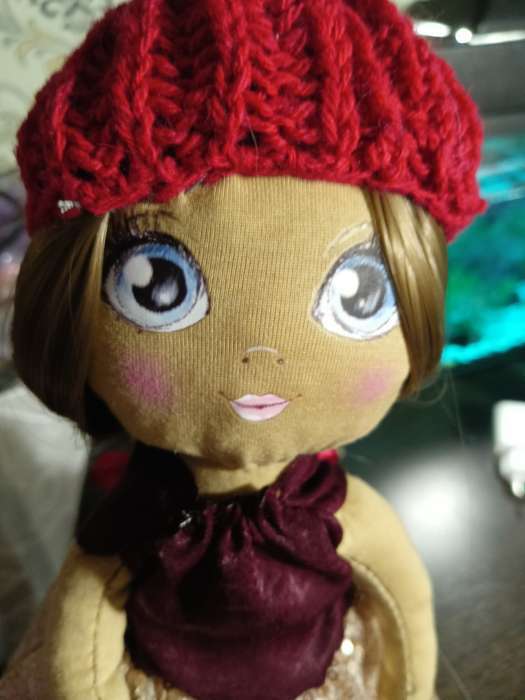 Фотография покупателя товара Набор для шитья. Интерьерная кукла «Лорен», 30 см - Фото 4