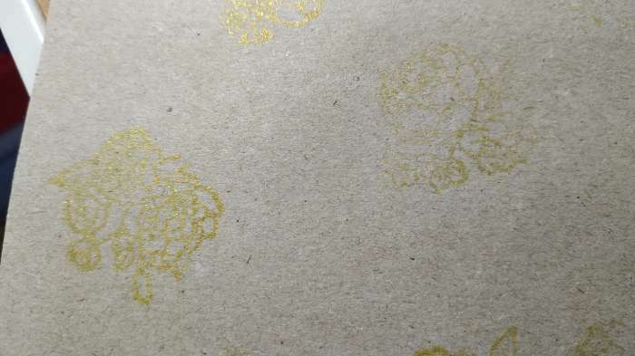 Фотография покупателя товара Штемпельная подушка "Золотая" 7,7х5,2х1,8 см - Фото 1