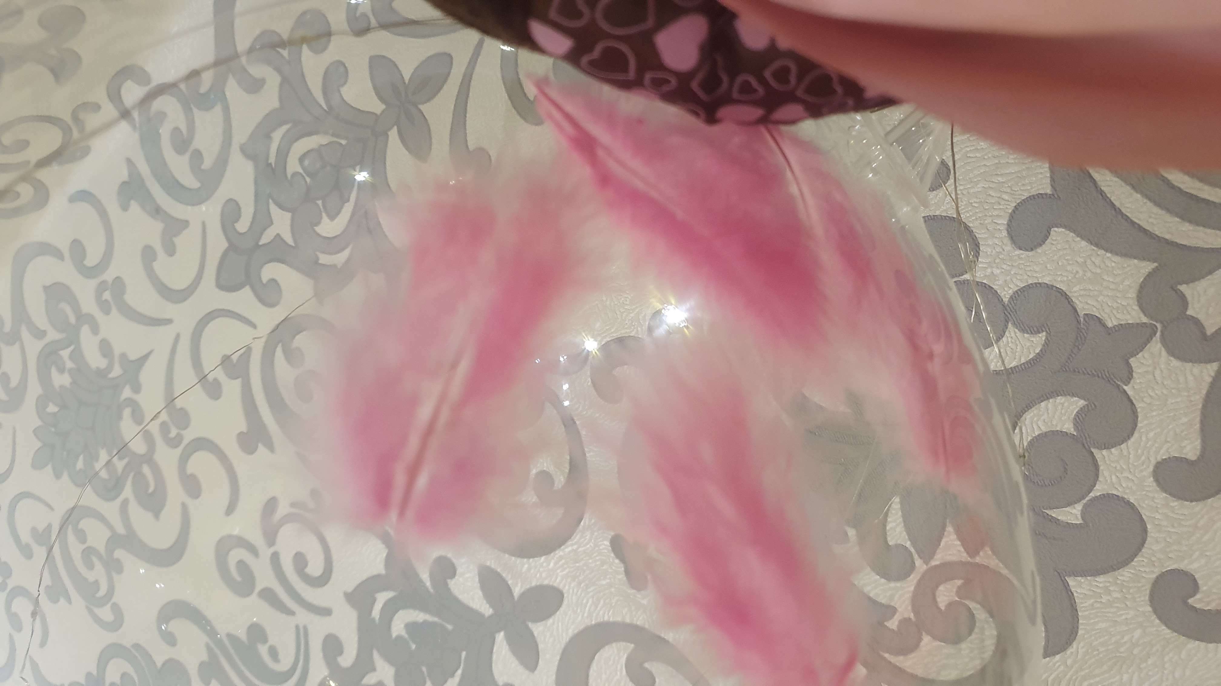 Фотография покупателя товара Набор перьев для декора 10 шт., размер 1 шт. — 10 × 2 см, цвет светло-розовый