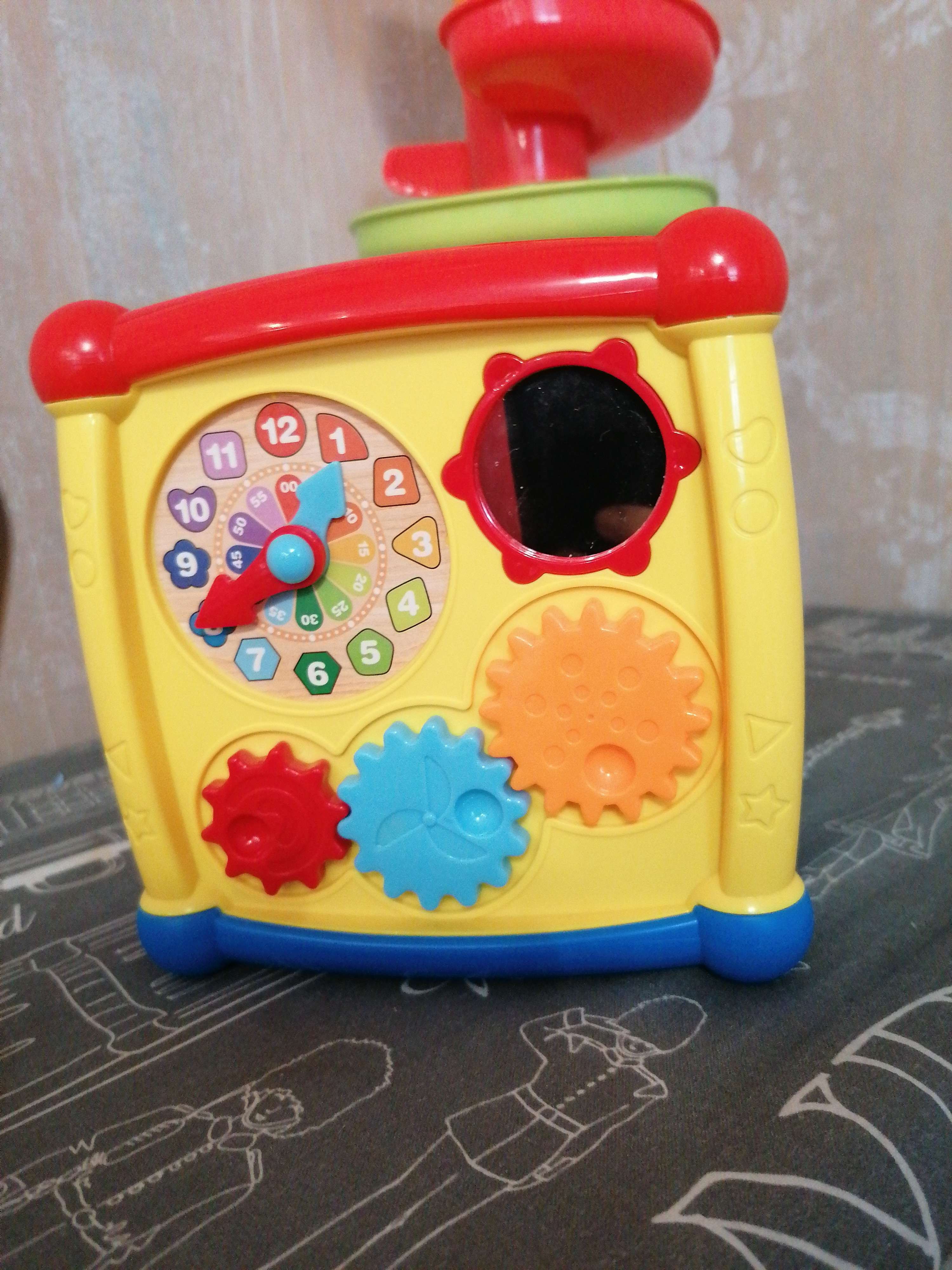 Фотография покупателя товара Развивающая игрушка «Умный кубик», световые и звуковые эффекты - Фото 2
