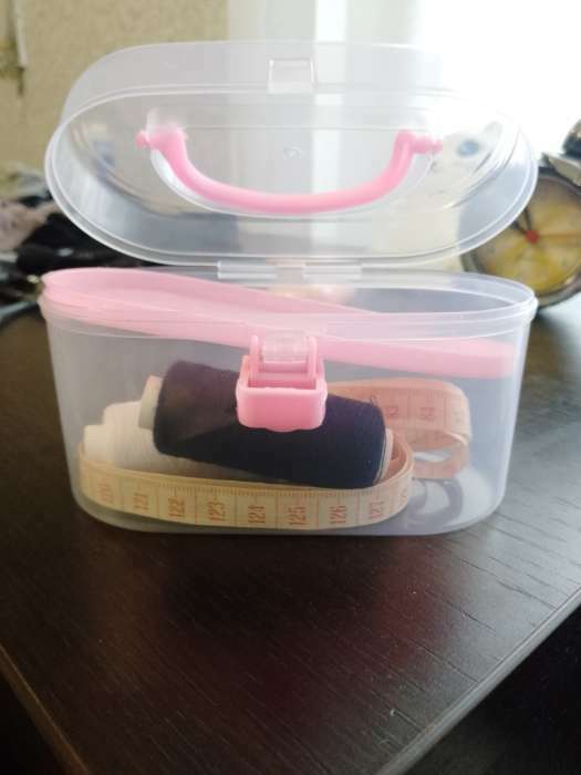 Фотография покупателя товара Органайзер для хранения пластиковый со вставкой, 12×7,5×7,5 см, цвет розовый - Фото 11