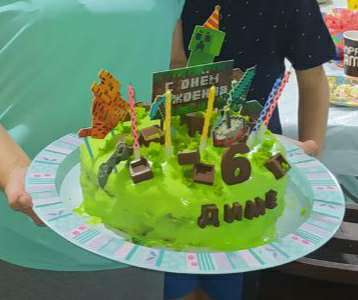 Фотография покупателя товара Украшение для торта «С Днём Рождения», игра - Фото 10