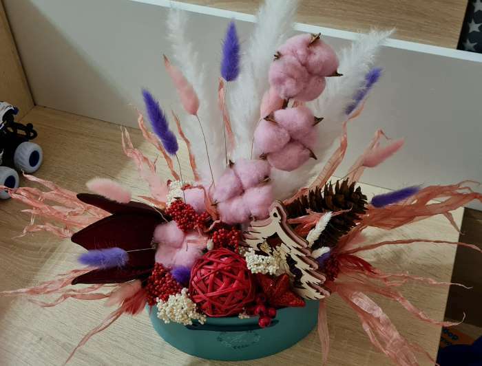 Фотография покупателя товара Сухоцветы «Лагурус», набор 30 шт., цвет фиолетовый - Фото 5