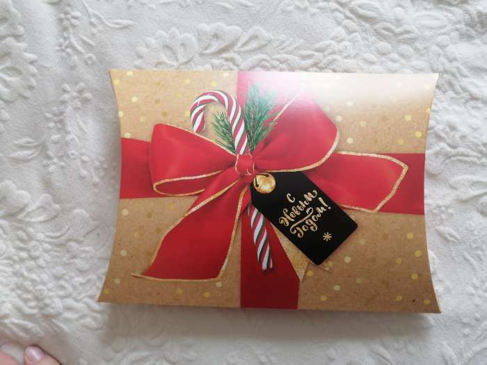 Фотография покупателя товара Коробка сборная фигурная «Подарок», 26 × 19 × 4 см