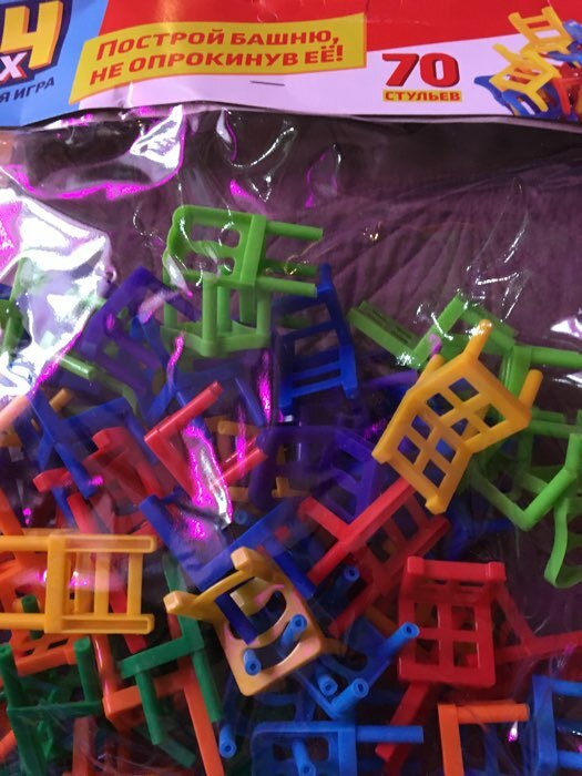 Фотография покупателя товара Настольная игра «На 4 ногах», 18 стульев, 8 цветов