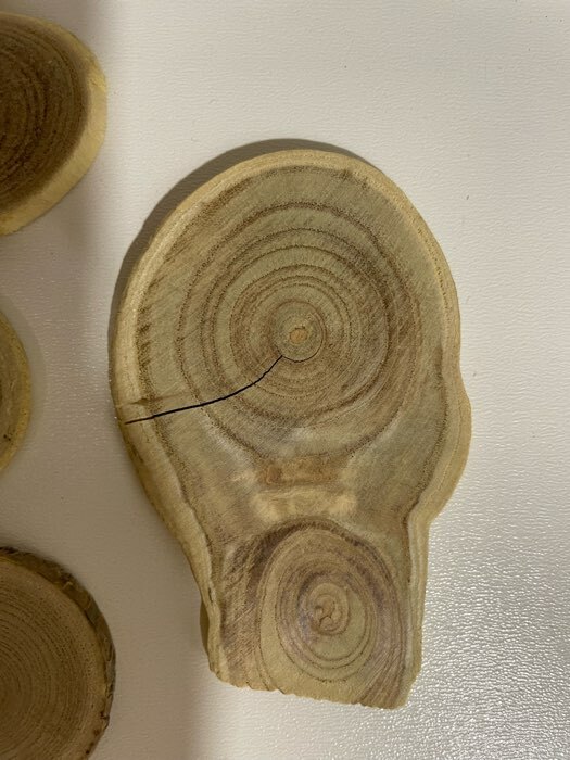 Фотография покупателя товара Декор из дерева «Спилы» золото, набор 55 г, размер: от 2 до 10 см - Фото 8