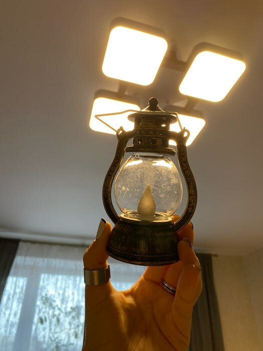 Фотография покупателя товара Светодиодная фигура «Бронзовый фонарь» 8 × 12 × 6 см, пластик, батарейки AG13х3, свечение тёплое белое - Фото 17