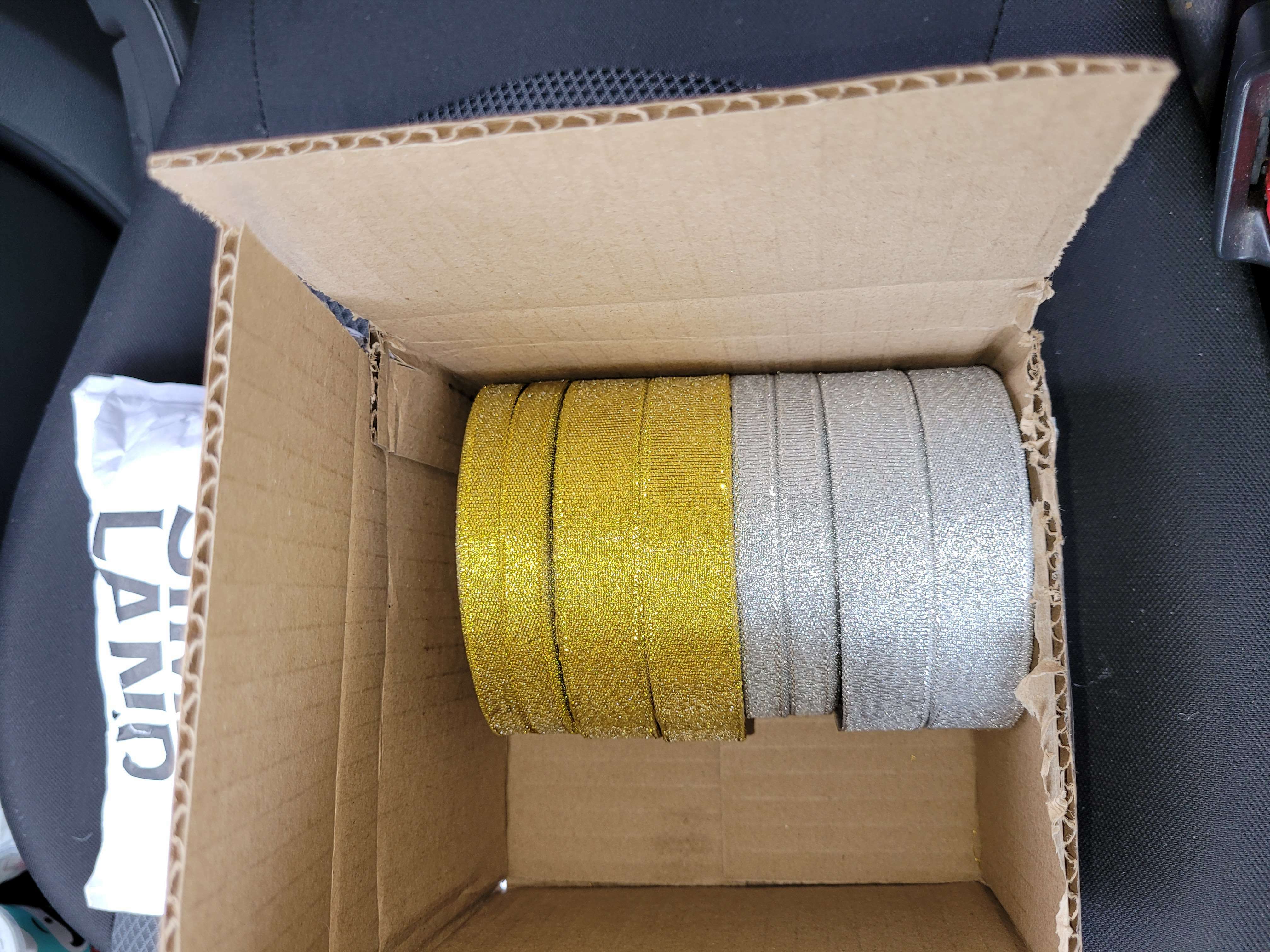 Фотография покупателя товара Лента парчовая, 6 мм, 23 ± 1 м, цвет золотой - Фото 27