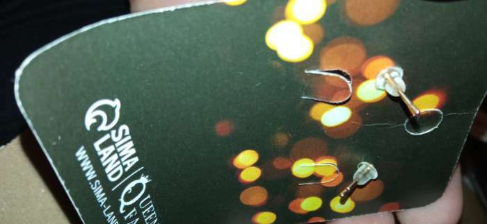 Фотография покупателя товара Серьги со стразами «Снежинки» прелесть, цвет белый в золоте - Фото 1