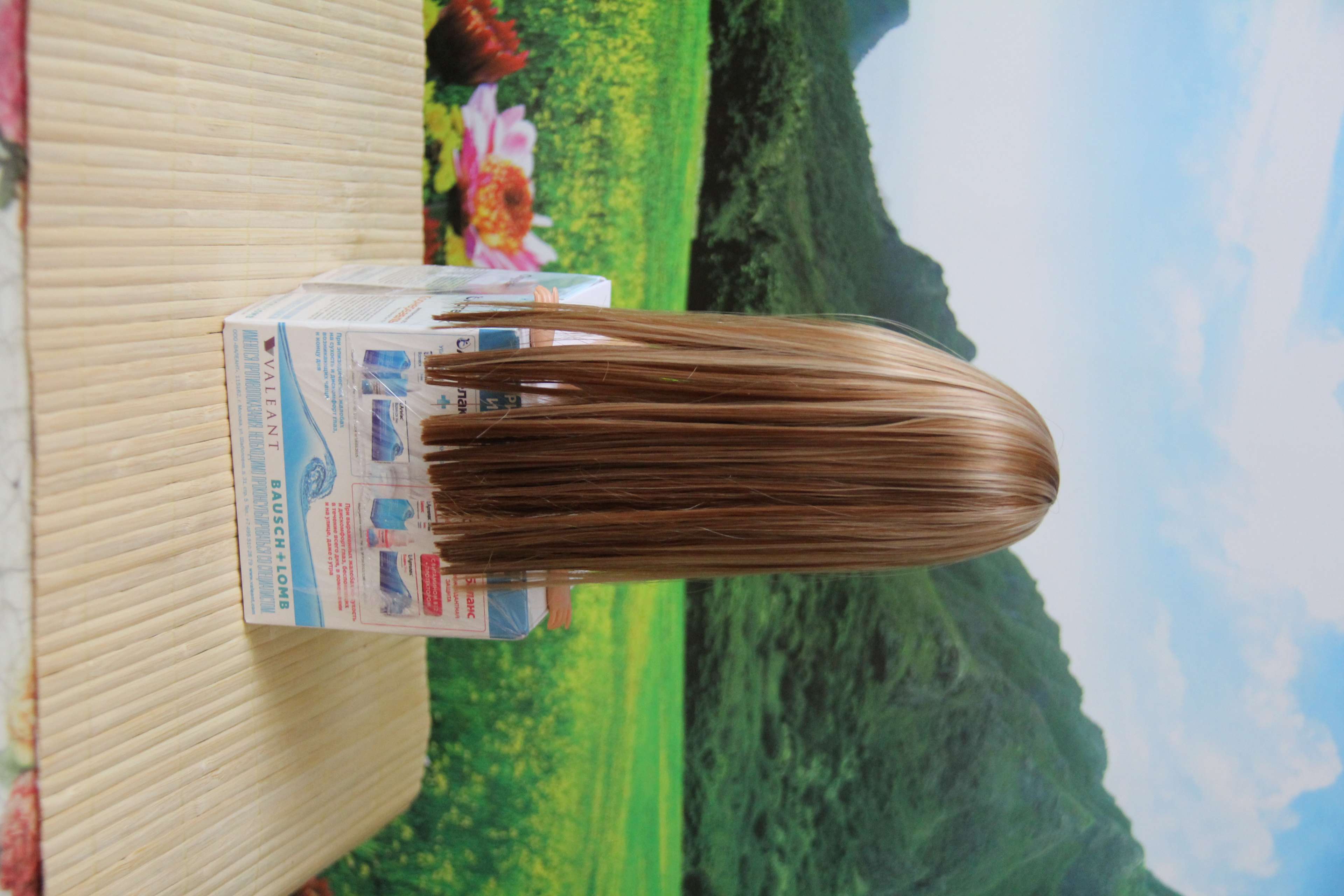 Фотография покупателя товара Кукольные волосы-тресс «Прямые» длина волос: 40 см, ширина: 50 см, №27В - Фото 3