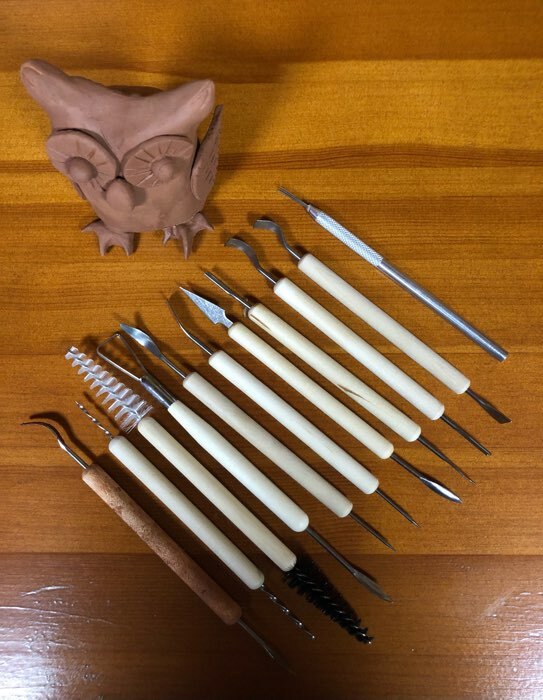 Фотография покупателя товара Набор инструментов 10 штук для лепки из глины, пластилина, пластики - Фото 2