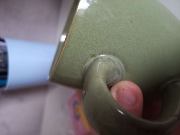Фотография покупателя товара Кружка керамическая Доляна «Норди», 360 мл, цвет серый - Фото 2