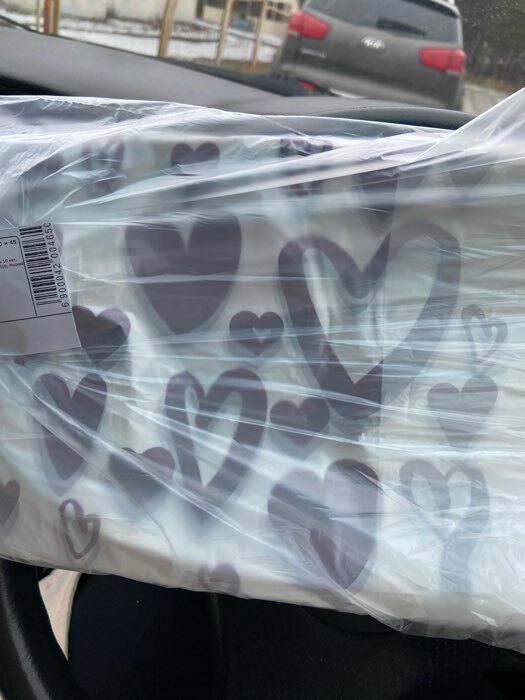 Фотография покупателя товара Пакет-майка, упаковка, «Спасибо‒сердца», 26 х 10 х 45 см - Фото 1