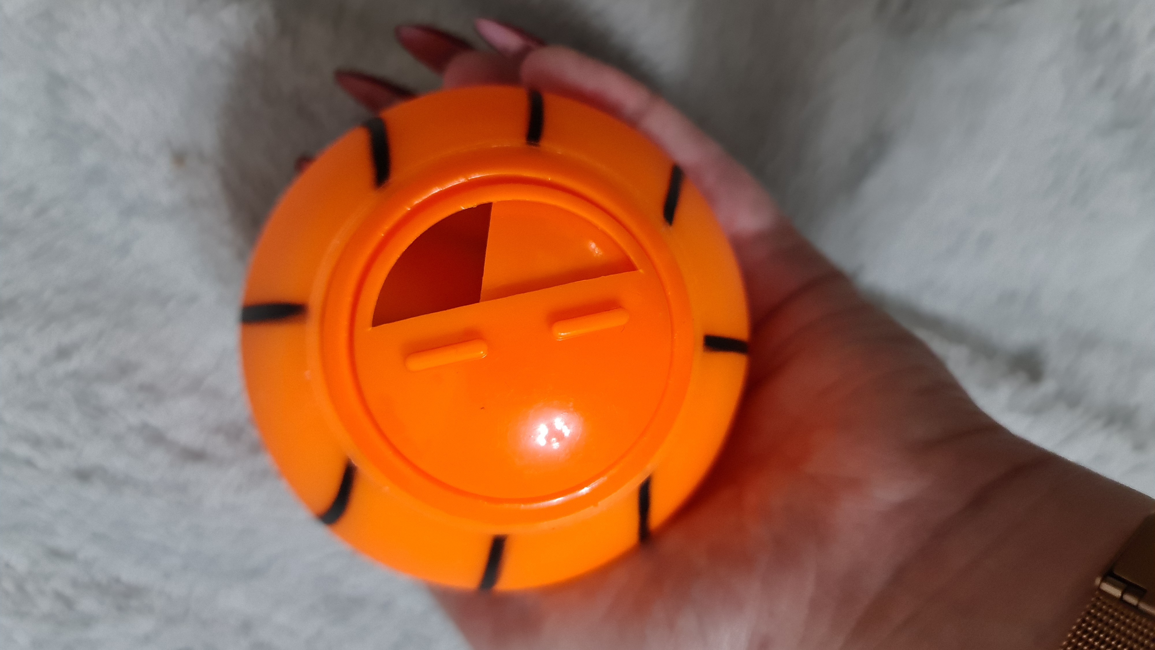 Фотография покупателя товара Игрушка-шар под лакомства "Баскетбол", 8 см, оранжевая - Фото 4