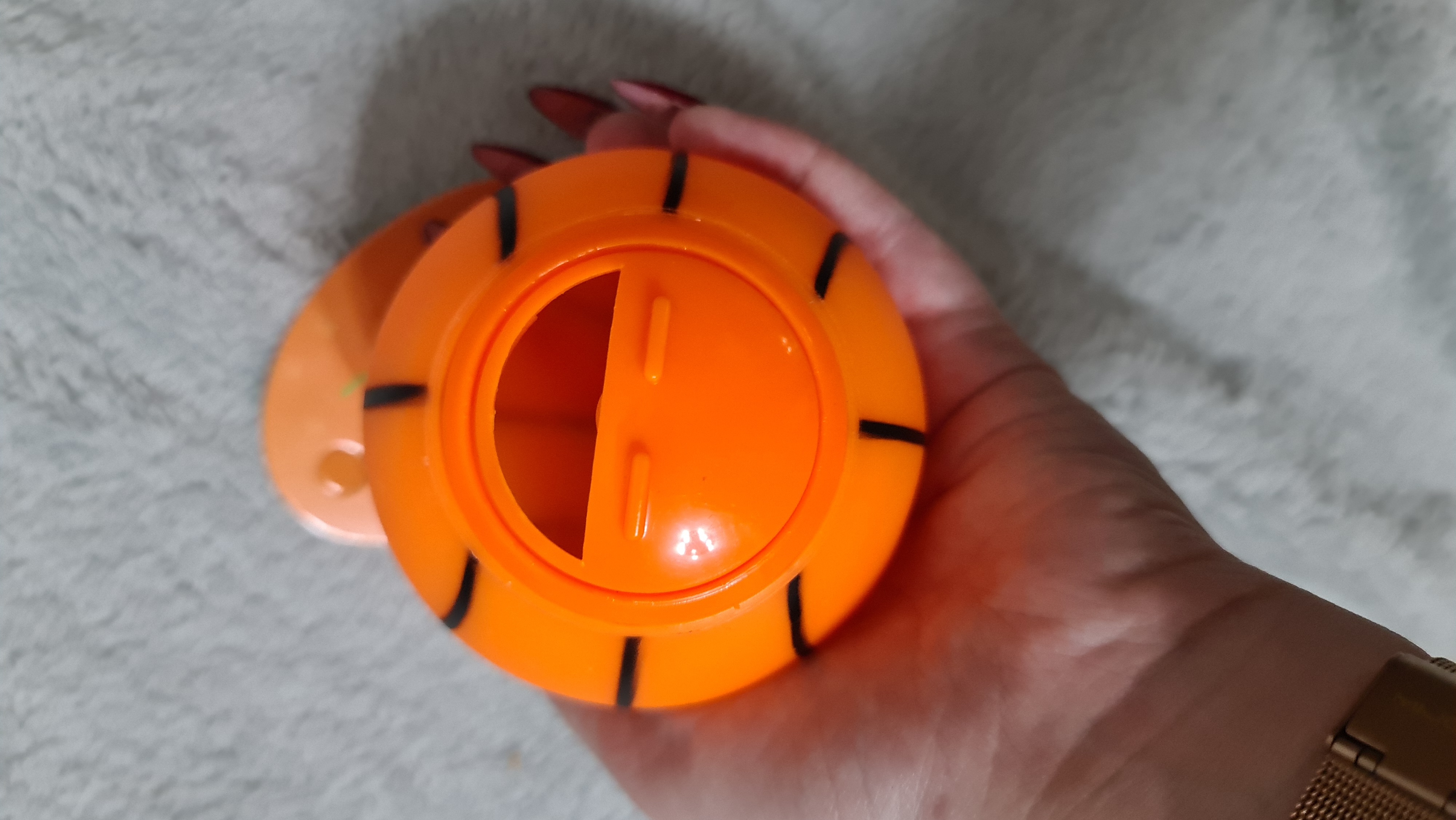 Фотография покупателя товара Игрушка-шар под лакомства "Баскетбол", 8 см, оранжевая