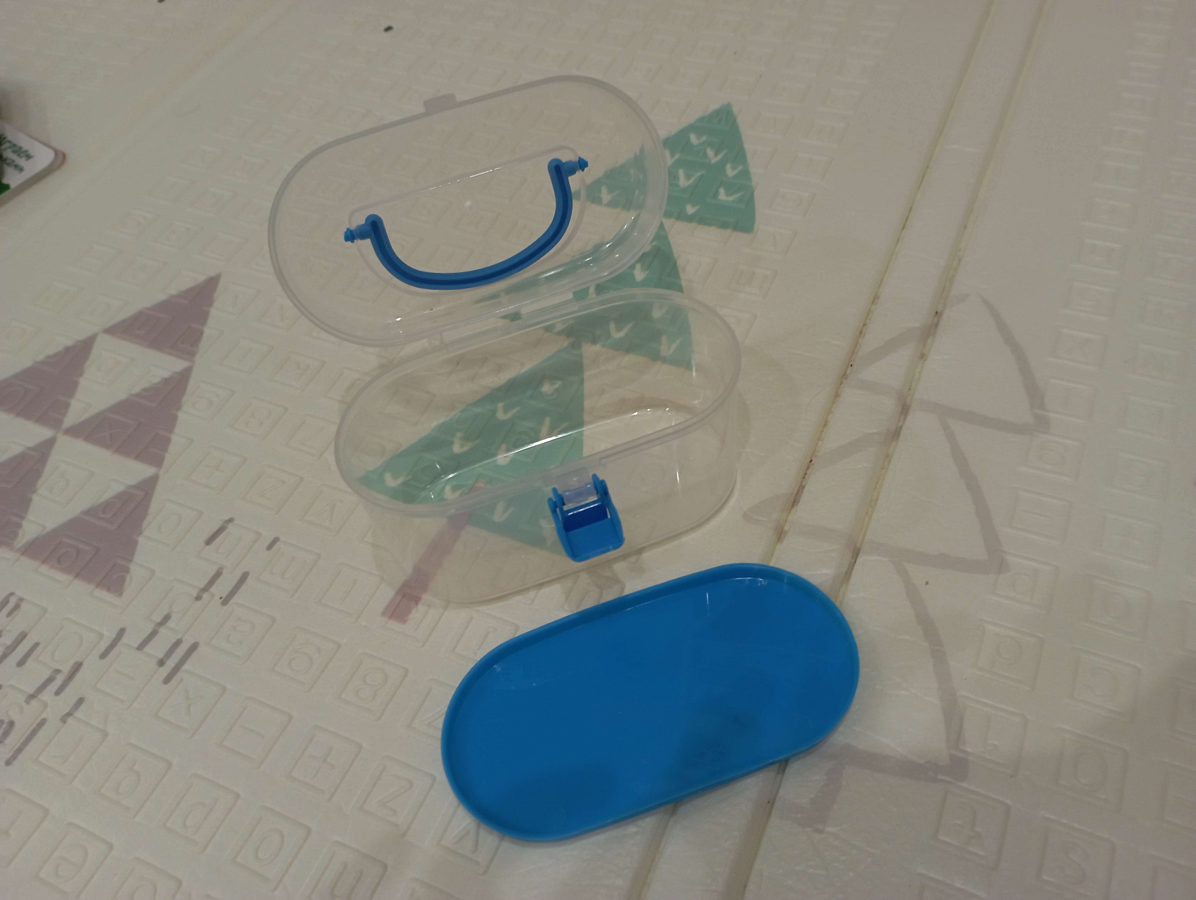 Фотография покупателя товара Бокс пластиковый для хранения со вставкой, 15×7,5×10 см, цвет МИКС - Фото 1
