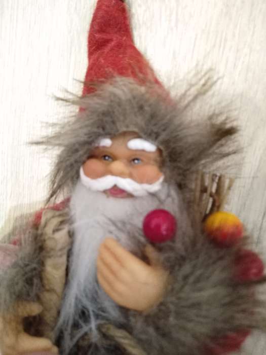 Фотография покупателя товара Дед Мороз "В красной шубке, с хворостом" 16 см - Фото 4