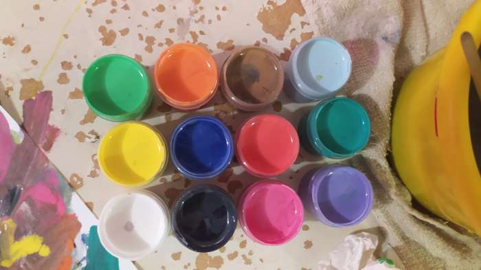 Фотография покупателя товара Краска акриловая, набор 12 цветов х 20 мл, Calligrata, художественная, морозостойкая, в картонной коробке - Фото 7