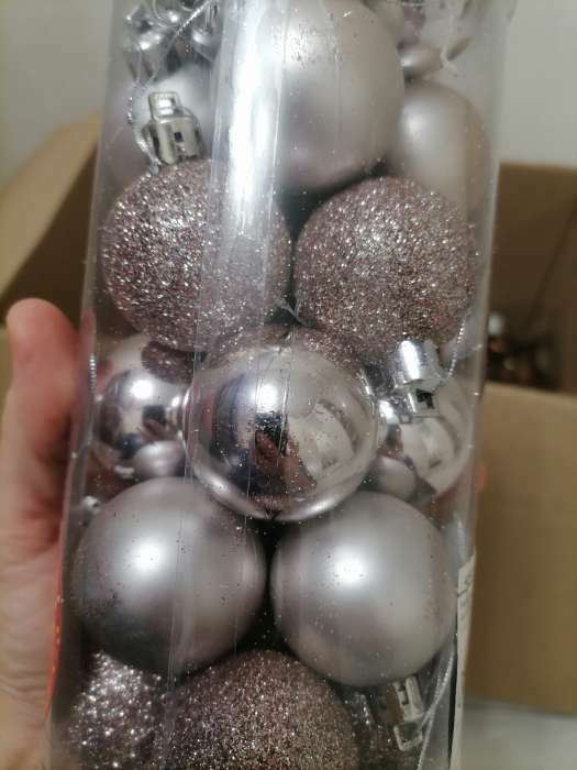 Фотография покупателя товара Набор шаров пластик d-4 см, 24 шт "Классика ассорти"