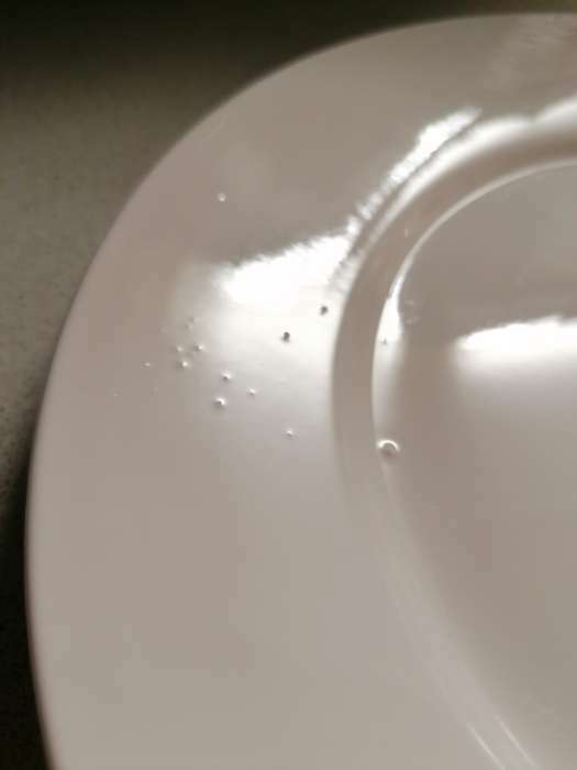 Фотография покупателя товара Тарелка фарфоровая обеденная с утолщённым краем Доляна White Label, d=25 см, цвет белый - Фото 4